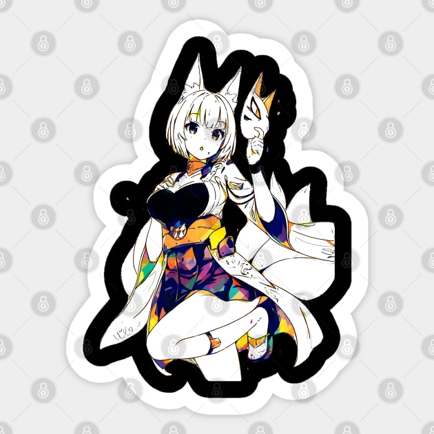 Kaga Azur Lane Sticker by DIY Kulon Progo 